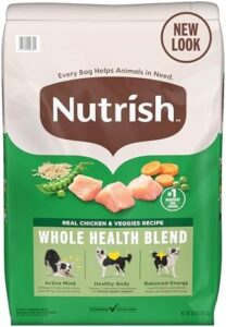 Nutrish Real Chicken & Veggies Dry Dog Food