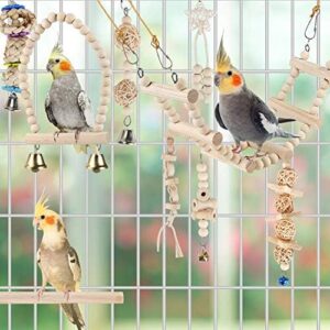 Bird Rope Perch with Bell