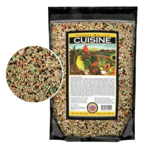 Canary Cuisine - 4 lbs  Premium Mixed Fruit & Birdseed with Vitamins for Energy, Growth & Balanced Health  Ideal for Feeders