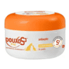A white and orange container of Douxo S3 Pyo Pads – Antiseptic & Hydrating Wipes for Dogs & Cats (30 Count), featuring cat and dog silhouettes, holds 30 cleansing pads.