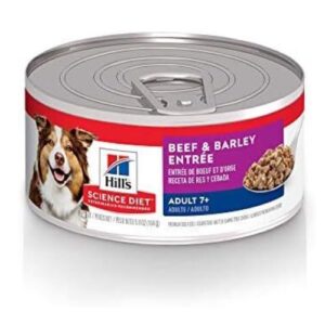 Hill's Science Diet Senior 7+ Wet Dog Food – Beef & Barley Loaf, 5.8 oz (24-Pack)
