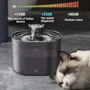 2.2L Intelligent Cat Water Fountain – Pet Water Dispenser with Filter & Ultra Quiet Pump