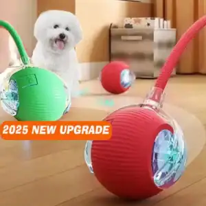 Smart Rolling Dog Ball – Rechargeable Interactive Toy for Puppies and Small Dogs
