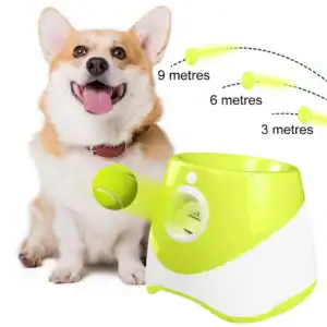 Dog Tennis Launcher Automatic – Rechargeable Ball Throwing Machine for Fun, Interactive Pet Play