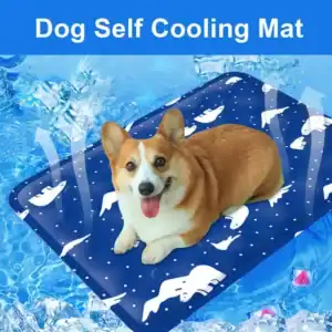Dog Cooling Bed Mat – Skin-Friendly Ice Pad for Pets, Easy to Clean & Safe