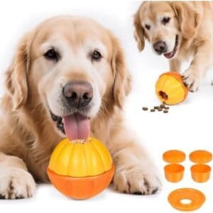 Crazydeer Freezable Nylon Chew Toy – Puzzle Treat Dispenser for Aggressive Chewers, Small to Large Breeds
